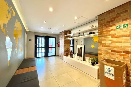 Apartamento para alugar com 28m², 1 quarto e sem vaga Apartamento para alugar com 28m², 1 quarto e sem vagaHall social