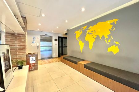 Apartamento para alugar com 28m², 1 quarto e sem vaga Apartamento para alugar com 28m², 1 quarto e sem vagaHall social