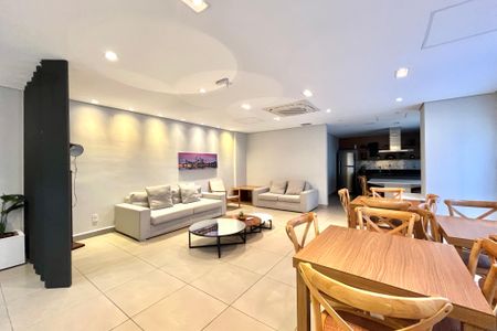 Apartamento para alugar com 28m², 1 quarto e sem vaga Apartamento para alugar com 28m², 1 quarto e sem vagaÁrea comum - Salão de festas