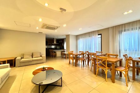 Apartamento para alugar com 28m², 1 quarto e sem vaga Apartamento para alugar com 28m², 1 quarto e sem vagaÁrea comum - Salão de festas