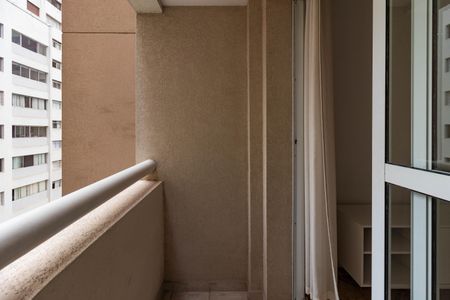 Varanda da Sala de apartamento para alugar com 1 quarto, 36m² em Perdizes, São Paulo