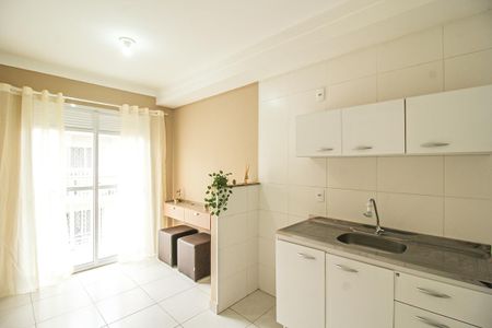 Sala/Cozinha de apartamento para alugar com 1 quarto, 31m² em Vila Palmeiras, São Paulo