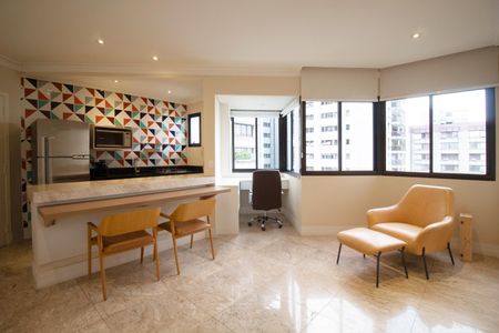 Apartamento para alugar com 1 quarto, 54m² em Jardim Paulistano, São Paulo