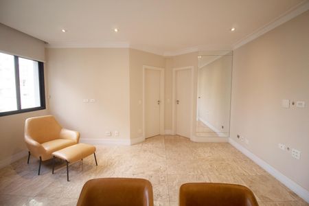 Sala de apartamento para alugar com 1 quarto, 54m² em Jardim Paulistano, São Paulo