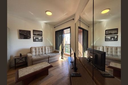 Sala de apartamento para alugar com 1 quarto, 42m² em Jardim Paulistano, São Paulo