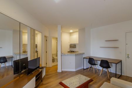 Sala de apartamento para alugar com 1 quarto, 42m² em Jardim Paulistano, São Paulo