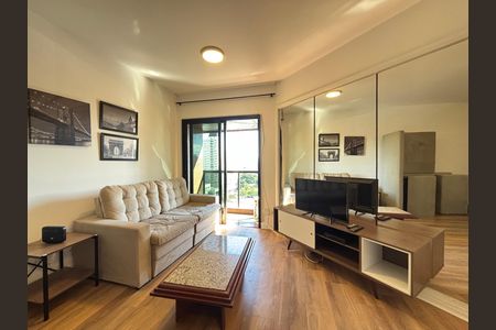 Sala de apartamento para alugar com 1 quarto, 42m² em Jardim Paulistano, São Paulo