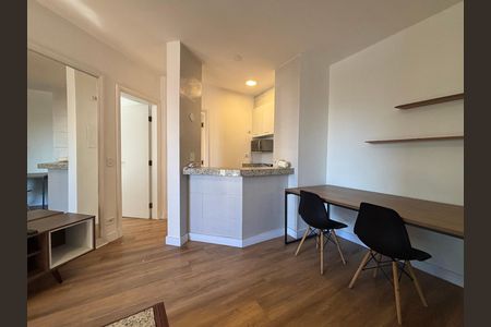 Sala de apartamento para alugar com 1 quarto, 42m² em Jardim Paulistano, São Paulo
