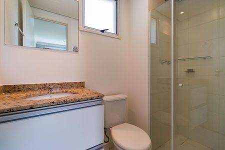 Apartamento para alugar com 58m², 2 quartos e 1 vaga Apartamento para alugar com 58m², 2 quartos e 1 vagaBanheiro da Suíte