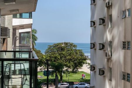 Varanda da Sala de apartamento para alugar com 3 quartos, 135m² em Aparecida, Santos