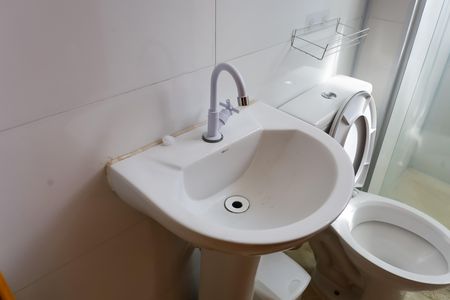 Studio para alugar com 25m², 1 quarto e sem vaga Studio para alugar com 25m², 1 quarto e sem vagaBanheiro