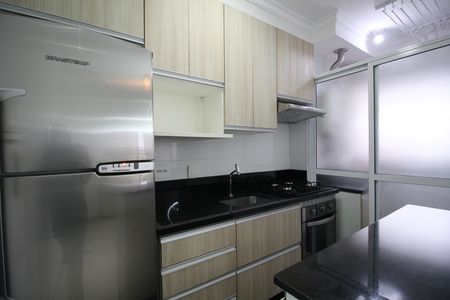 Cozinha - Armários de apartamento para alugar com 2 quartos, 52m² em Parque Taboão, Taboão da Serra