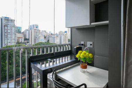 Studio à venda com 24m², 1 quarto e sem vaga Studio à venda com 24m², 1 quarto e sem vagaVaranda