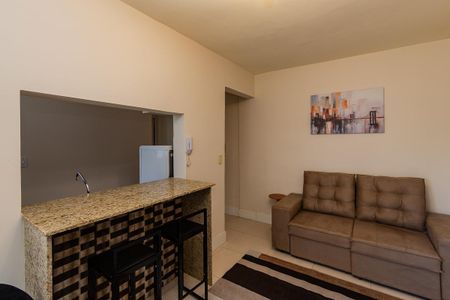Sala de apartamento para alugar com 1 quarto, 45m² em Camaquã, Porto Alegre