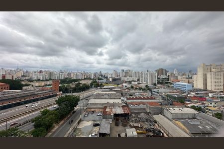 Vista da Sala de apartamento à venda com 1 quarto, 34m² em Mooca, São Paulo