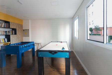Apartamento para alugar com 36m², 1 quarto e sem vaga Apartamento para alugar com 36m², 1 quarto e sem vagaÁrea comum - Salão de Jogos