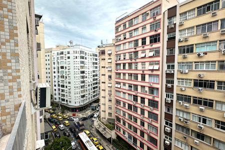 Vista da Sala de apartamento para alugar com 1 quarto, 50m² em Copacabana, Rio de Janeiro
