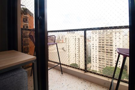 Varanda de apartamento para alugar com 1 quarto, 42m² em Jardim Paulista, São Paulo