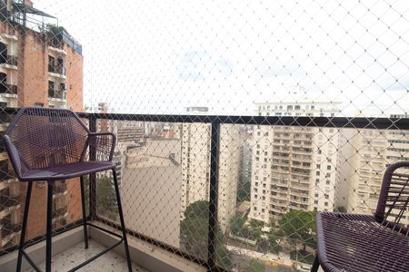 Varanda de apartamento para alugar com 1 quarto, 42m² em Jardim Paulista, São Paulo