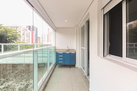 Varanda  de apartamento para alugar com 1 quarto, 45m² em Vila Gomes Cardim, São Paulo