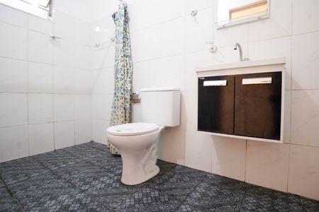 Banheiro Social de casa para alugar com 1 quarto, 36m² em Vila das Mercês, São Paulo