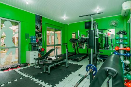 Área comum - Academia de apartamento à venda com 1 quarto, 58m² em Santa Tereza, Porto Alegre