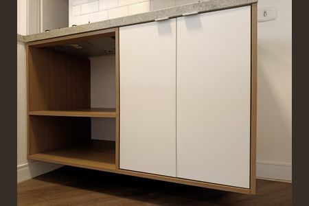 Cozinha de apartamento para alugar com 1 quarto, 43m² em Jardim Paulista, São Paulo