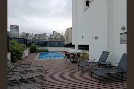 Piscina de apartamento para alugar com 1 quarto, 43m² em Jardim Paulista, São Paulo