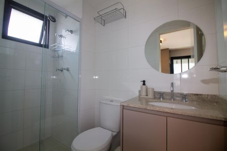 Banheiro de kitnet/studio à venda com 1 quarto, 39m² em Campo Belo, São Paulo