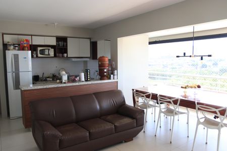 Sala de apartamento para alugar com 3 quartos, 80m² em São Francisco, Goiânia
