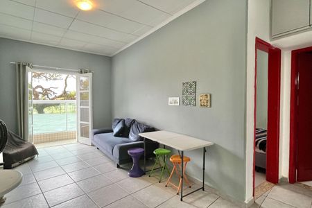 Sala de apartamento para alugar com 1 quarto, 60m² em José Menino, Santos