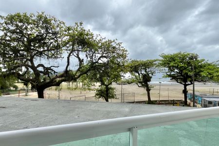 Varanda da Sala de apartamento para alugar com 1 quarto, 60m² em José Menino, Santos