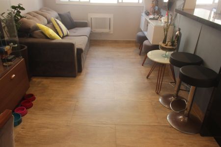 Sala de apartamento para alugar com 1 quarto, 50m² em Boqueirão, Santos