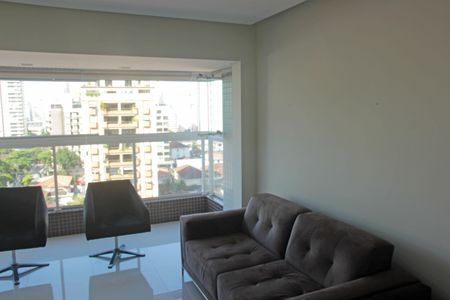 Sala de apartamento para alugar com 2 quartos, 69m² em Gonzaga, Santos