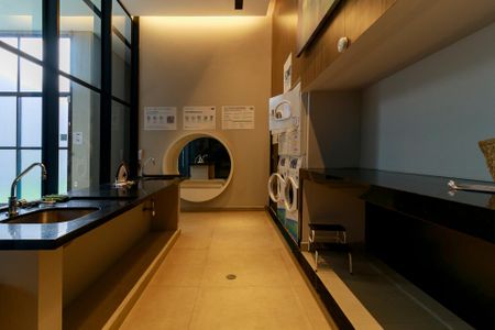Área Comum de kitnet/studio para alugar com 1 quarto, 29m² em Vila Cordeiro, São Paulo