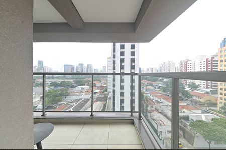 Varanda do Studio de kitnet/studio para alugar com 1 quarto, 29m² em Vila Cordeiro, São Paulo
