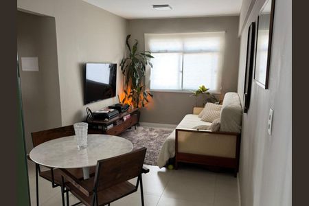 Sala de apartamento à venda com 1 quarto, 49m² em Vila Nova Conceição, São Paulo