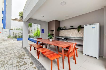 Apartamento à venda com 26m², 1 quarto e sem vaga Apartamento à venda com 26m², 1 quarto e sem vagaÁrea comum - Churrasqueira