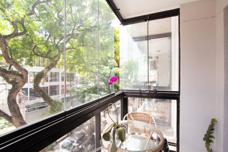 Apartamento para alugar com 47m², 1 quarto e 1 vaga Apartamento para alugar com 47m², 1 quarto e 1 vagaVaranda da Sala/Cozinha