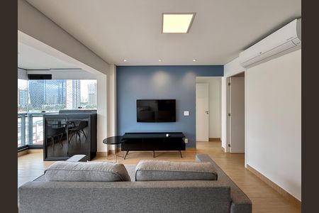 Sala de apartamento para alugar com 1 quarto, 51m² em Chácara Santo Antônio (zona Sul), São Paulo