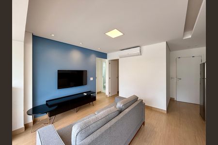 Sala de apartamento para alugar com 1 quarto, 51m² em Chácara Santo Antônio (zona Sul), São Paulo