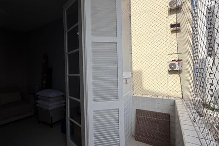 Varanda do Quarto de apartamento para alugar com 1 quarto, 35m² em Boqueirão, Santos