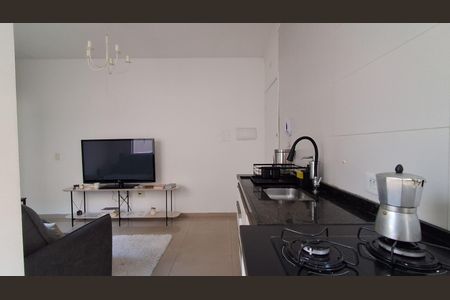 Cozinha  de apartamento à venda com 2 quartos, 50m² em Santa Maria, Santo André
