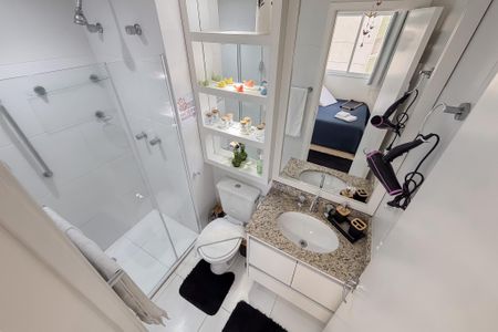 Studio para alugar com 25m², 1 quarto e 1 vaga Studio para alugar com 25m², 1 quarto e 1 vagaBanheiro