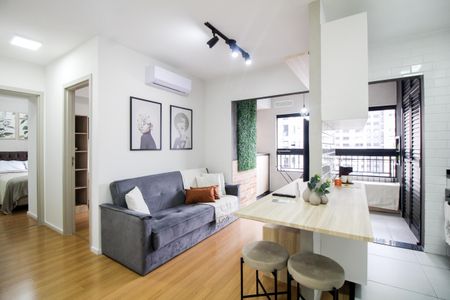 Sala/Cozinha de apartamento para alugar com 2 quartos, 57m² em Jardim Brasília (zona Norte), São Paulo