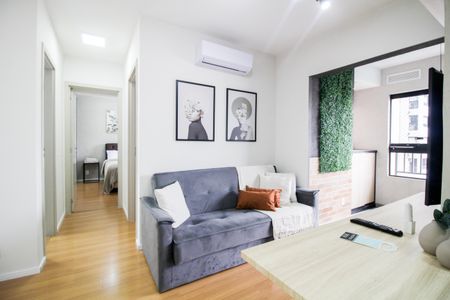 Sala de apartamento para alugar com 2 quartos, 57m² em Jardim Brasília (zona Norte), São Paulo