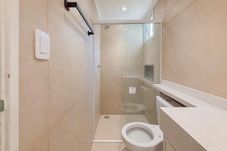 Apartamento para alugar com 77m², 3 quartos e 2 vagas Apartamento para alugar com 77m², 3 quartos e 2 vagasBanheiro da suíte