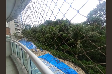 Vista da varanda da sala de apartamento para alugar com 3 quartos, 133m² em Barra da Tijuca, Rio de Janeiro