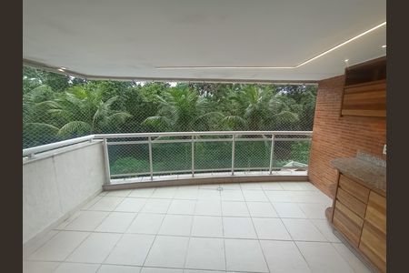 Varanda de apartamento para alugar com 3 quartos, 133m² em Barra da Tijuca, Rio de Janeiro