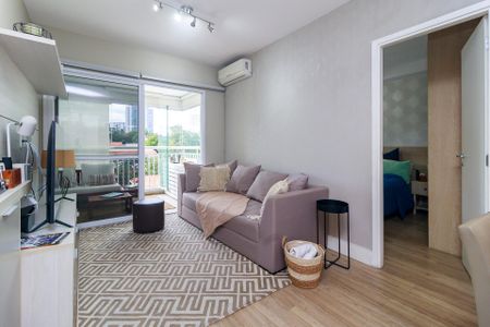 Sala de apartamento para alugar com 1 quarto, 49m² em Vila Cordeiro, São Paulo